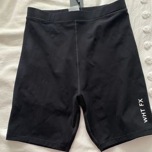 White fox boutique black  biker shorts
